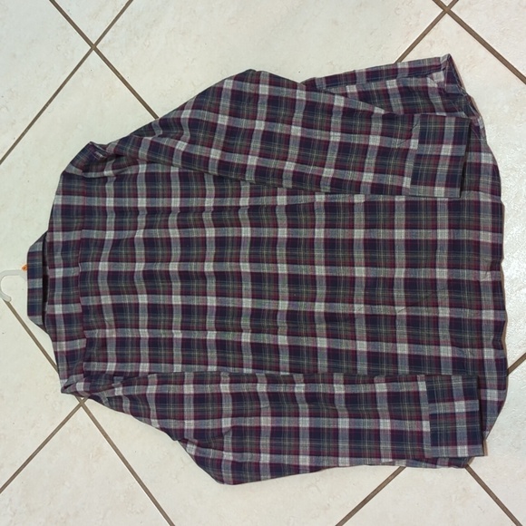 Erbario Toscano Men's Long Sleeve Button Down Harbour Plaid Shirt Size XXL - New - Picture 4 of 8